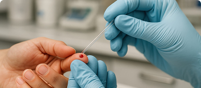 coleta de sangue
