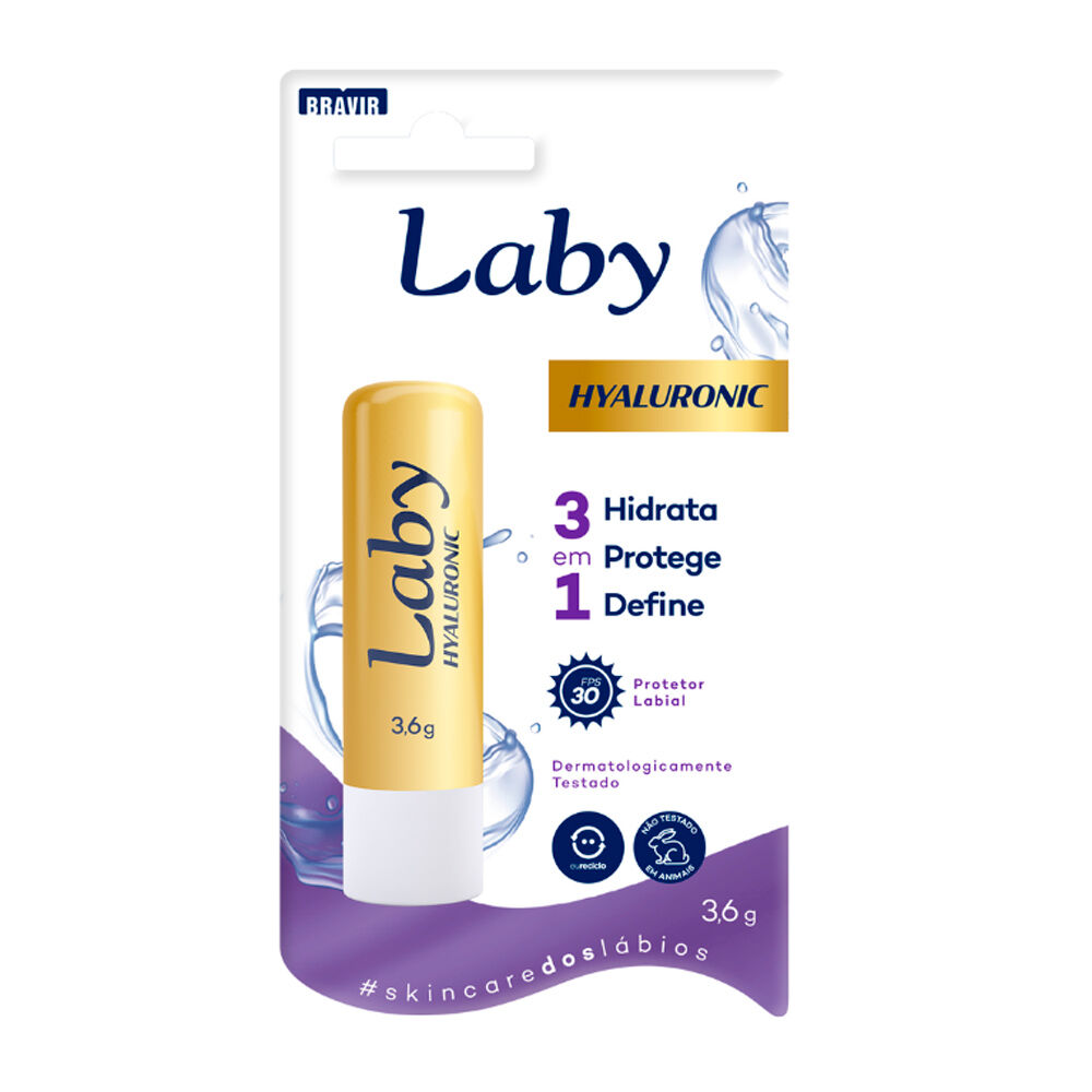 Protetor Solar Labial Laby Hyaluronic FPS 30 3,6g_1