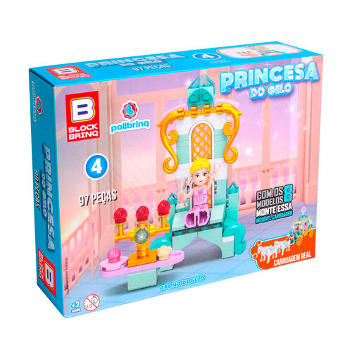 Brinquedo para Montar Princesa do Gelo Polibrinq _1