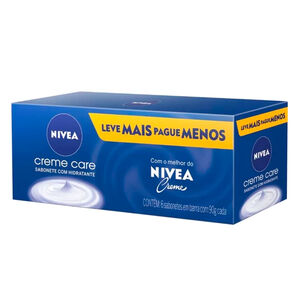 Sabonete em Barra Nivea Creme Care Promo 6 unidades 90g