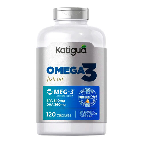 Omega 3 Meg-3 Katiguá 120 Cápsulas Frasco