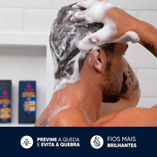 Shampoo Bozzano Antiqueda 3 x 1 Cafeína 200ml_4