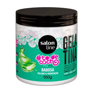 Gelatina Babosa Salon Line To De Cacho Volumão e Hidratação 550g