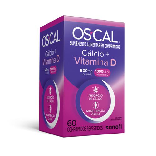 Os-Cal D Cálcio 500mg + Vitamina D 1000UI 60_1