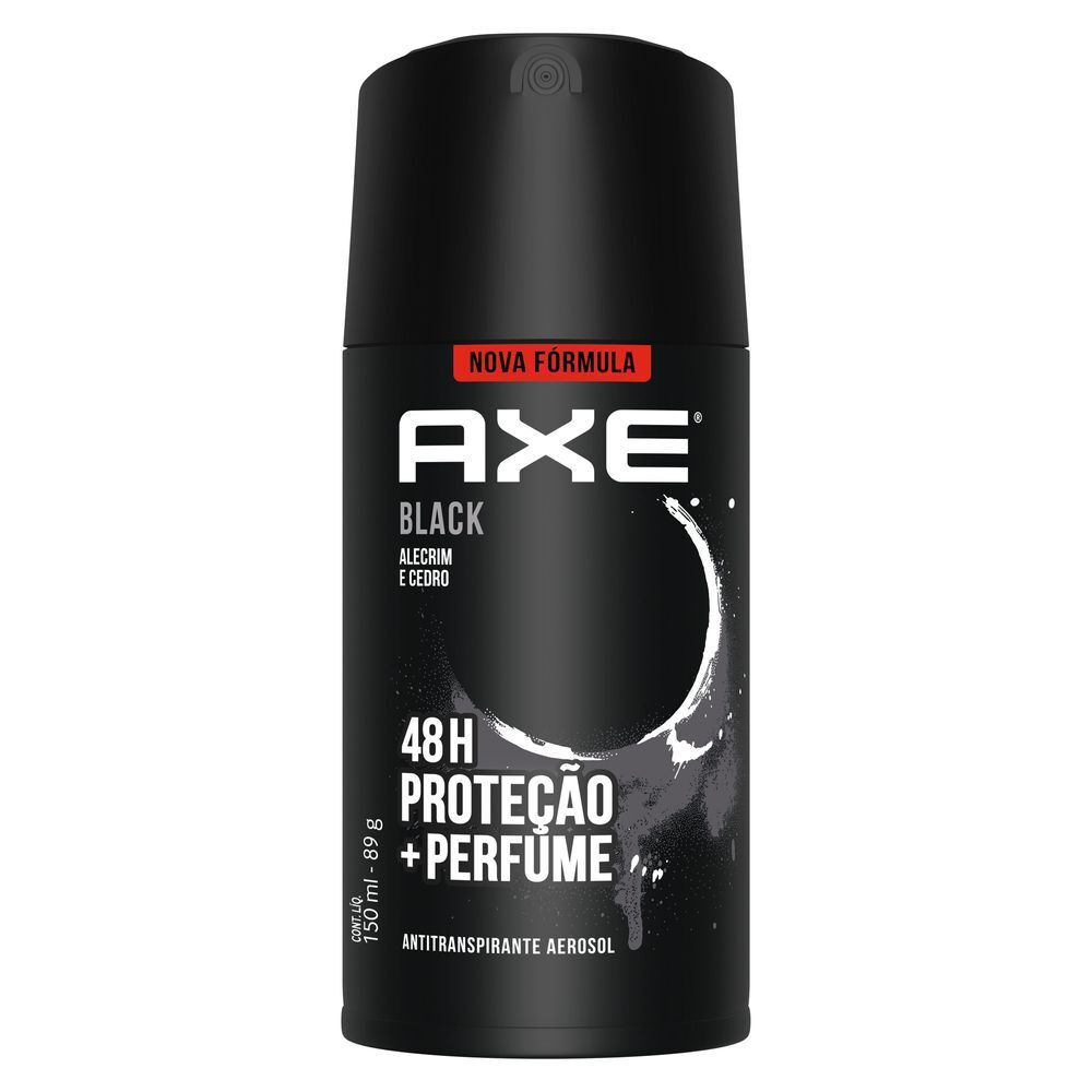Desodorante Body Spray Aerosol Axe Black 150ml