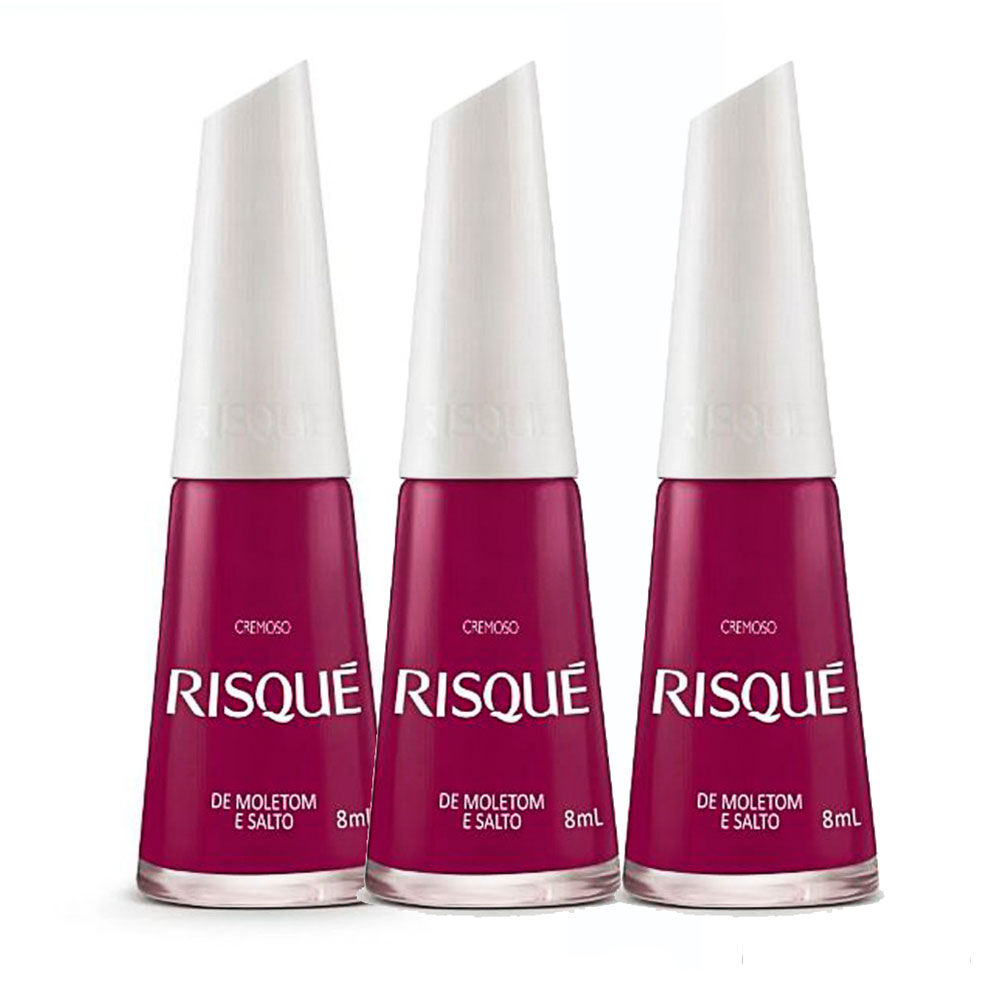 Esmalte risque de online salto e moletom