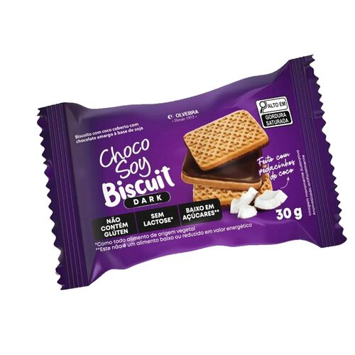 Biscoito Choco Soy Biscuit Dark 30g