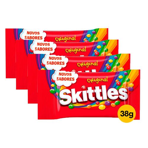 Kit 4 Skittles Original