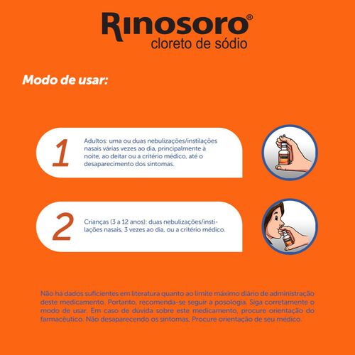 Rinosoro Sic 0,9% Solução Nasal Spray 50ml