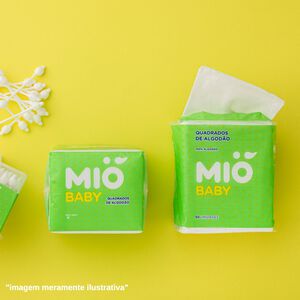 Algodão Mió Baby Quadrado 50 Unidades