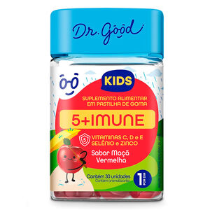 Suplemento Alimentar em Pastilhas de Goma Dr Goos Imune Kids com 30 Unidades