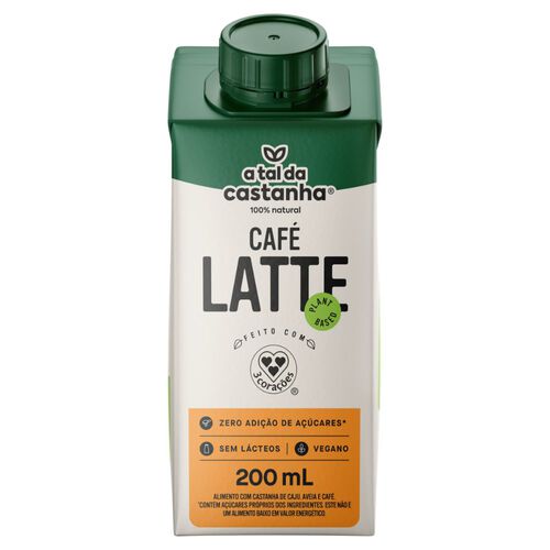Café Latte A Tal da Castanha Vegano 200ml