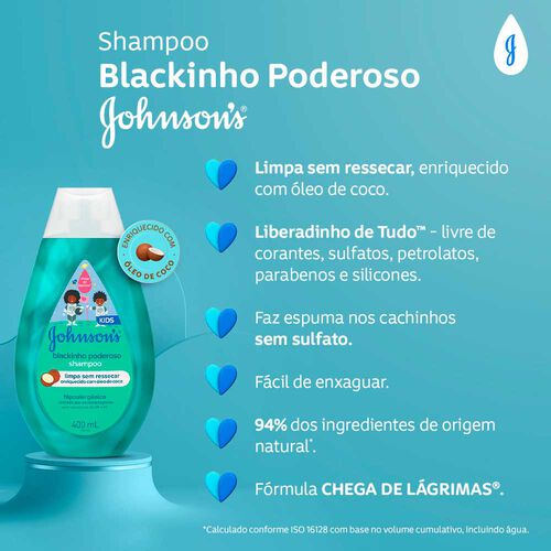 Shampoo Johnson's Kids Blackinho 400ml_3