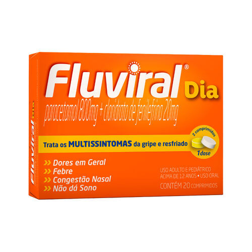 Fluviral Dia com 20 Comprimidos_1