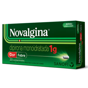 Novalgina 1g com 20 Comprimidos