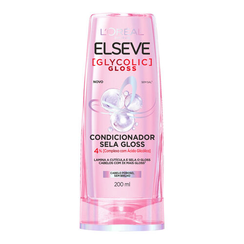 Condicionador Elseve Glycolic Gloss L'oréal Paris Sela Gloss Frasco