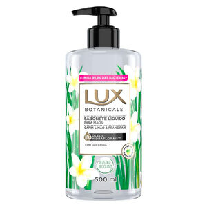 Sabonete Líquido Lux Botanicals Capim Limão e Frangipani 500ml