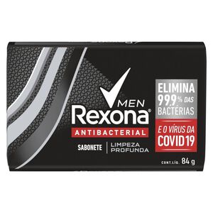 Sabonete Em Barra Rexona Men Limpeza Profunda 84g