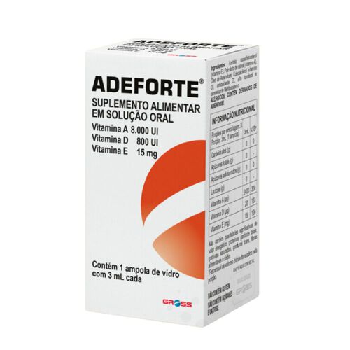 Adeforte Flaconete Oral com 3ml