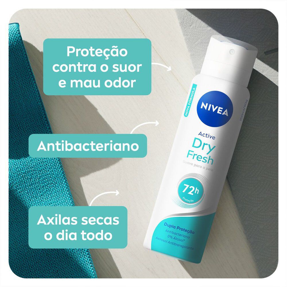 Desodorante Nivea Active Dry Fresh Aerosol Feminino 48h 150ml_4