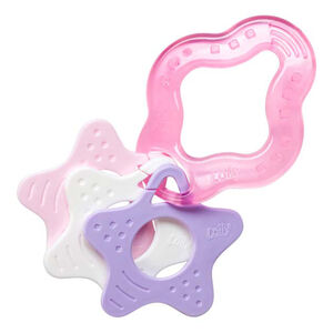 Mordedor Lolly Clean com Estrelas Rosa com 1 Unidade