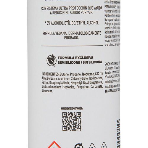 Desodorante Aerossol Antitranspirante Adidas Feminino Control 150ml