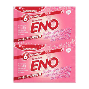 Sal de Fruta Eno Sabor Tutti-Frutti com 2 Envelopes de 5g cada