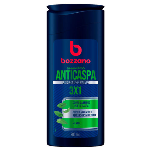 Shampoo Anticaspa Bozzano Mentol 200ml