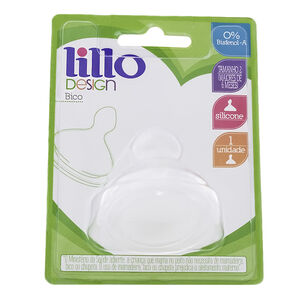 Bico de Mamadeira Lillo Design em Silicone 6+ Meses com 1 Unidade