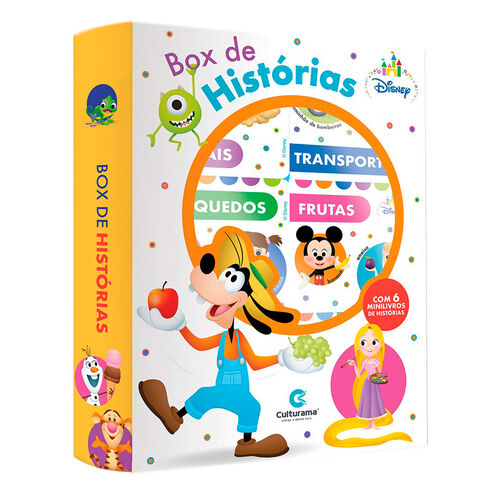 Livro Box de Histórias Disney Culturama Personagens Sortidos