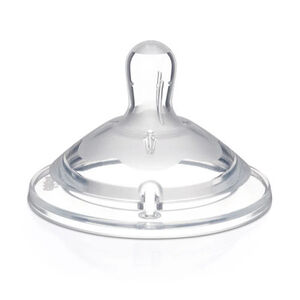 Bico Chicco Step UP Fluxo Papa 6+ Meses Transparente com 2 Unidades