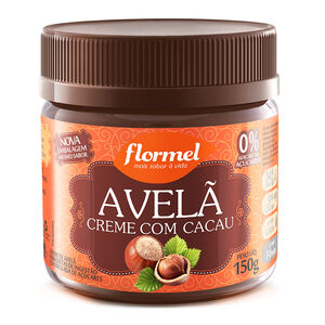 Creme de Avelã com Cacau Flormel Zero Adição de Açúcares em Pasta com 150g