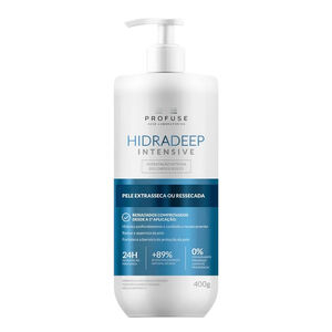 Hidradeep Intensive Profuse Loção Hidratante Corporal e Facial 400g