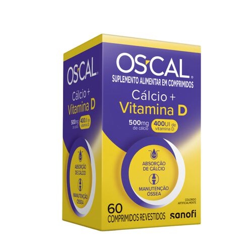 Os-Cal D Cálcio 500mg + Vitamina D 400UI_1