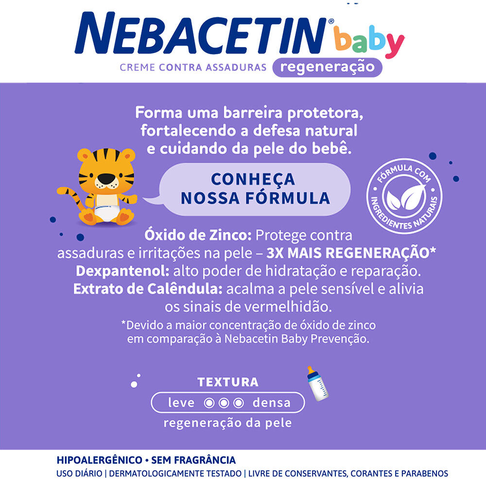 Nebacetin Baby Regeneração Creme Contra Assaduras 60g_3