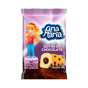 Bolinho Ana Maria Gotas de Chocolate 70g