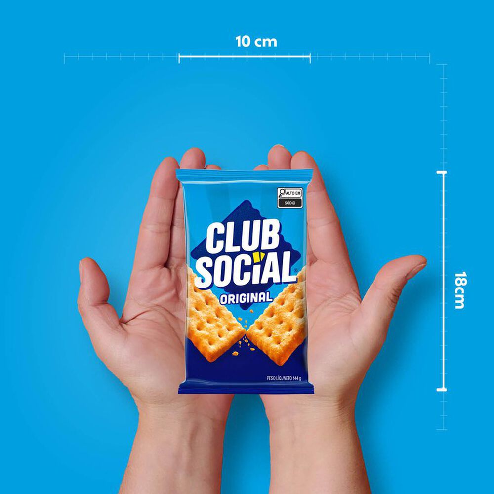 Biscoito Salgado Club Social original