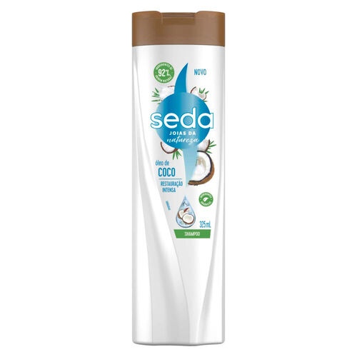 Shampoo Seda Recarga Natural Bomba Coco 325ml Frasco