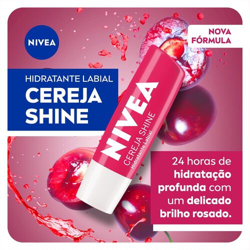 Hidratante Labial Nivea Cereja Shine 4,8g_3
