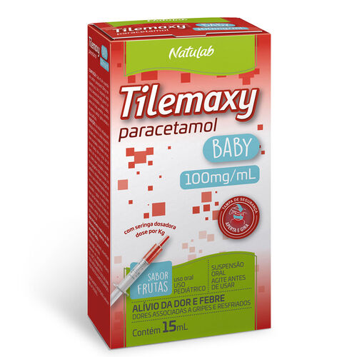 Tilemaxy Baby 100mg/ml Suspensão com 15ml Frasco