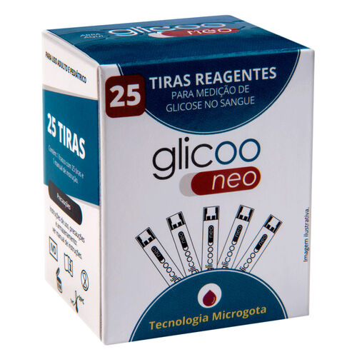 Glicoo Neo Tira Teste com 25 Unidades-1