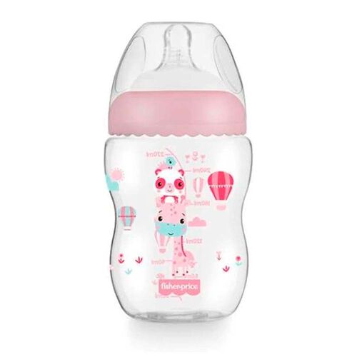 Mamadeira Fisher Price First Moments Rosa 270ml
