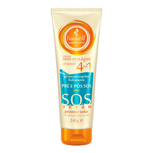 Leave In Haskell Girassol 4 em 1 S.O.S Verão Pré e Pós Sol 240ml