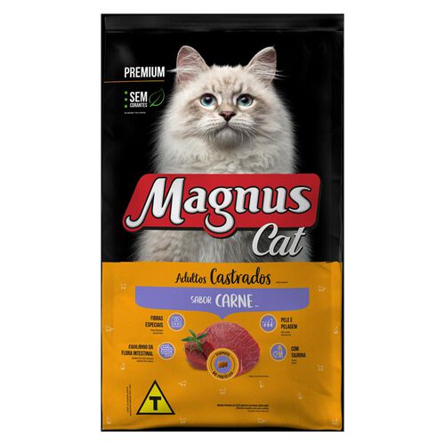 Ração para Gatos Magnus Adultos Castrados