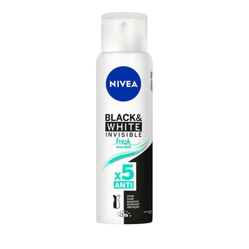 Desodorante Nivea Invisible Black & White Fresh 150ml 1