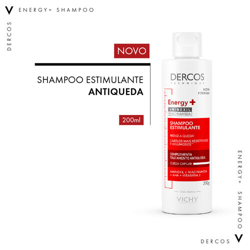 Dercos Energy+ Shampoo Estimulante Antiqueda Verso