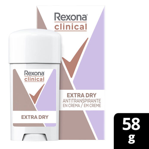 Rexona Clinical Extra Dry Women Stick 96h 58g Caixa