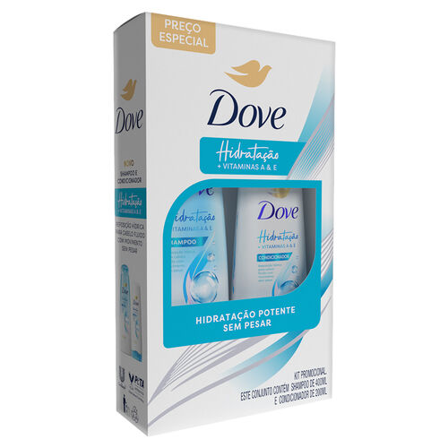 Kit Dove Hidratação Shampoo e Condicionador)2