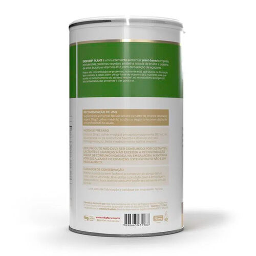 Suplemento Alimentar Vitafor Isofort Plant Iso Sabor Cacau com 450g_3
