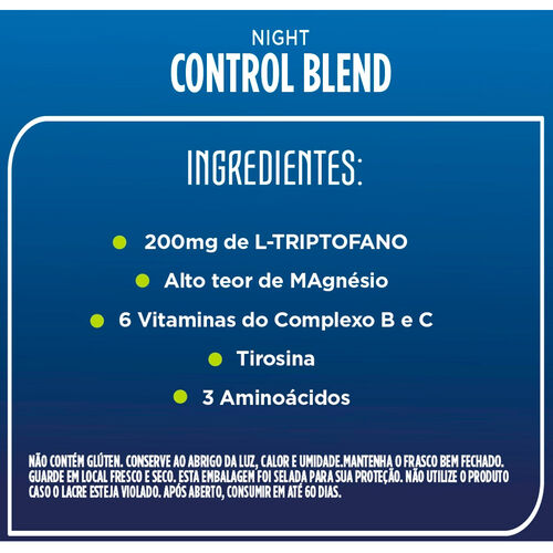 Night Control Blend Super Nutrition com 90 Cápsulas_3